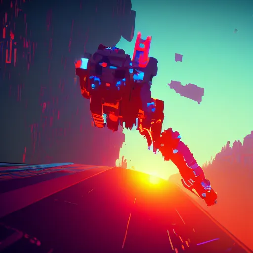 Prompt: hyperlight drifter 8k, award winning, beautiful, breathtaking, volumetric lighting, sharp detail, in focus, high quality