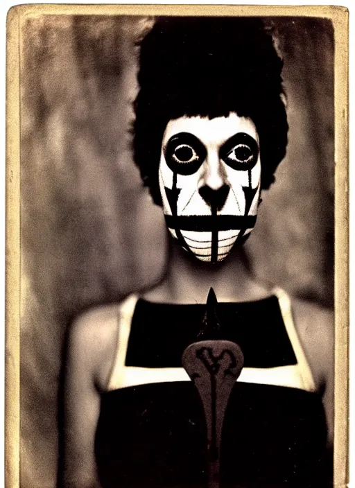 Prompt: the fool tarot, diane arbus portrait photography