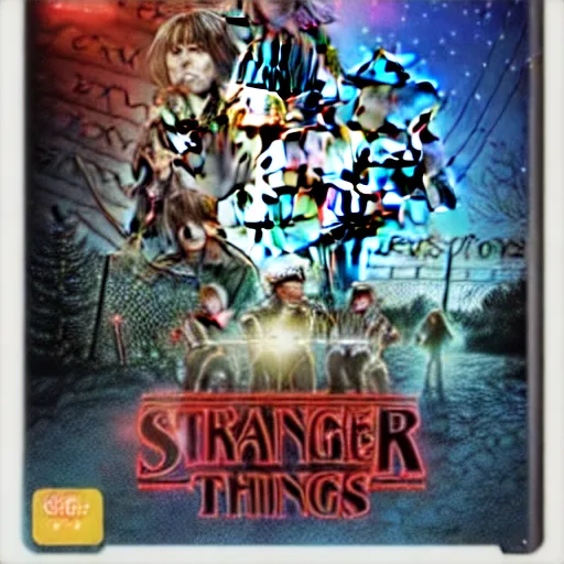 Image similar to stranger things set in 2002, HD, high quality, highly detailed