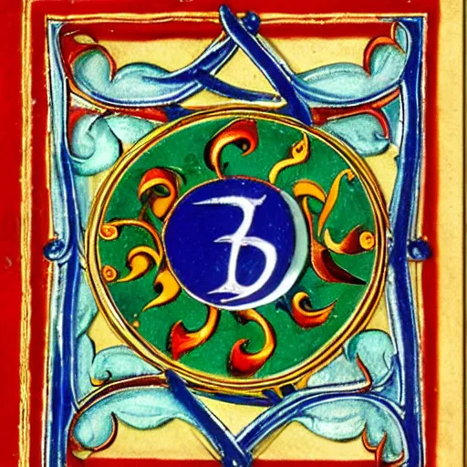 Image similar to illuminated letter b, capital b, b, b, b