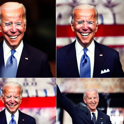 Image similar to Joe Biden in the style of JoJo's Bizarre Adventure