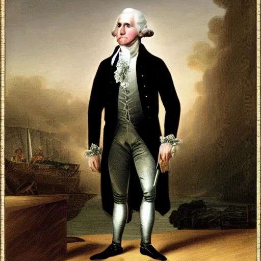 Image similar to george washington as a modern president