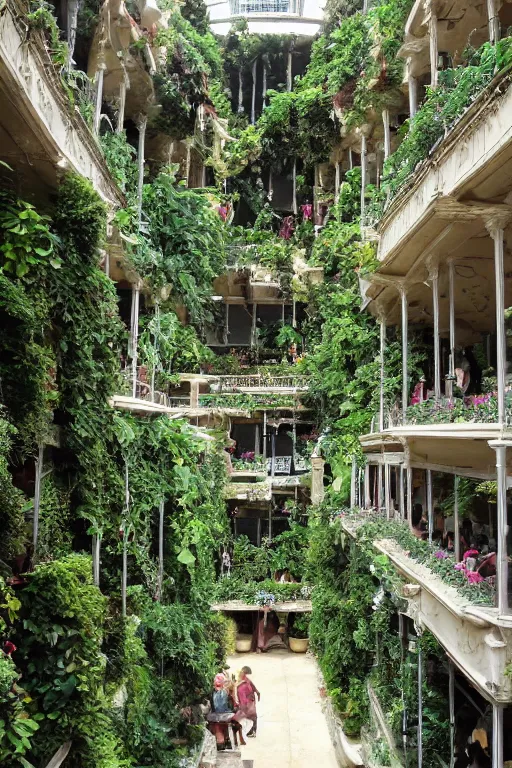 Prompt: the hanging gardens of babylon