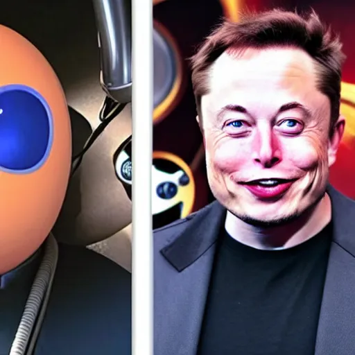 Image similar to elon musk as doctor eggman in sonic live action movie , 8k resolution, full HD, cinematic lighting, award winning, anatomically correct