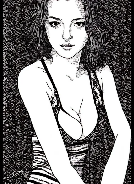 Image similar to a portrait of a pretty young lady by apollonia saintclair