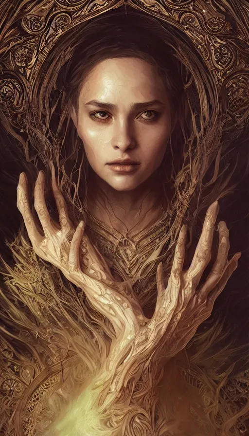 Prompt: sries and whispers, fame of thrones, lord of daggers, neon, fibonacci, sweat drops, intricate fashion clothing, insane, intricate, highly detailed, surrealistic, digital painting, artstation, concept art, smooth, sharp focus, illustration, Unreal Engine 5, 8K, art by artgerm and greg rutkowski and alphonse mucha