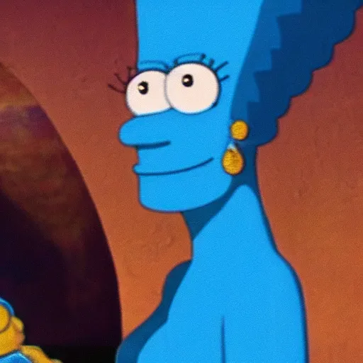 Image similar to Marge Simpson as Chani Dune