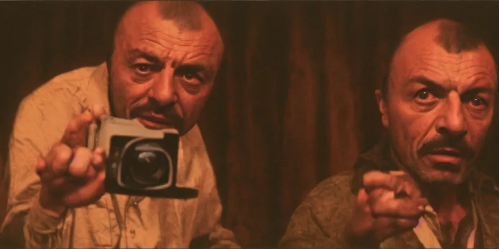 Image similar to detailed medium format photo, polaroid still from tarkovsky movie, joe rogan portrait in a comedy club, high production value, intricate details, 8 k resolution, hyperrealistic, hdr, photorealistic, high definition, tehnicolor, award - winning photography, masterpiece, amazing colors