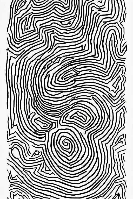 Prompt: a drawing of a hand with a pattern on it, an abstract drawing by max gubler, instagram contest winner, funk art, childs drawing, art on instagram, myportfolio