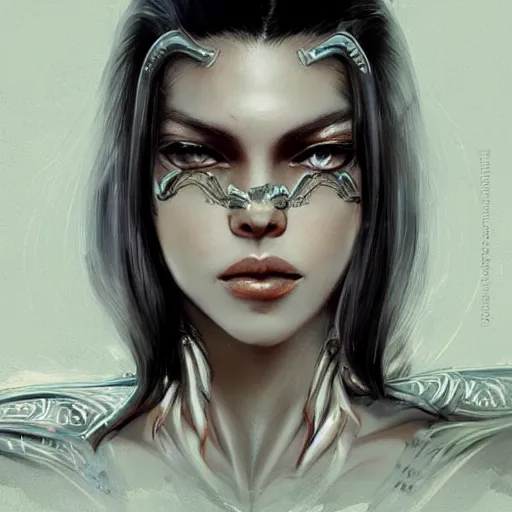 Prompt: a portrait of a young ornella muti as a dead or alive fighting game character, urban motifs, intricate, elegant, highly detailed, digital painting, trending on artstation, concept art, smooth sharp focus, illustration, art by artgerm and greg rutkowski