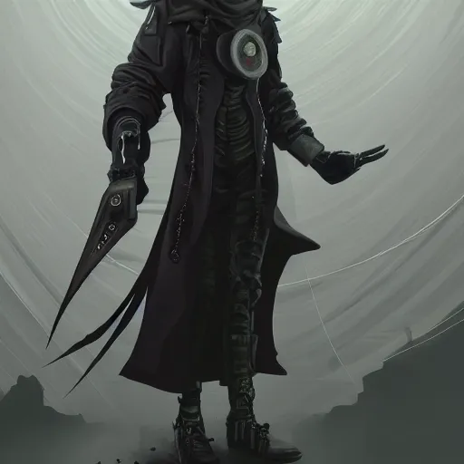 Image similar to cyberpunk plague doctor, digital art, studio, trending on artstation