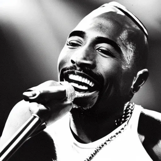 Image similar to 2 pac singing a 2 0 0 0's rock song.