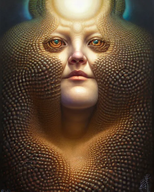 Prompt: detailed portrait of biopunk drew barrymore marshmallow fractal chocolate graham cracker beautiful! by tomasz alen kopera and peter mohrbacher and johanna martine! and margaret keane! elegant alluring luminescent