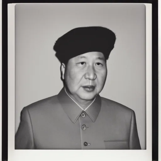 Prompt: Mao Zedong, 90s polaroid, fashion photography, by Saul Leiter, Jamel Shabazz, Nan Goldin