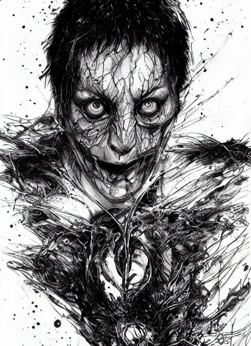 Image similar to portrait, Donnie Darko, watercolor, dramatic lighting, cinematic, establishing shot, extremely high detail, foto realistic, cinematic lighting, pen and ink, intricate line drawings, by Yoshitaka Amano, Ruan Jia, Kentaro Miura, Artgerm, post processed, concept art, artstation, matte painting, style by eddie mendoza, raphael lacoste, alex ross