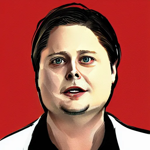 Image similar to tim heidecker as my uber drive, digital art