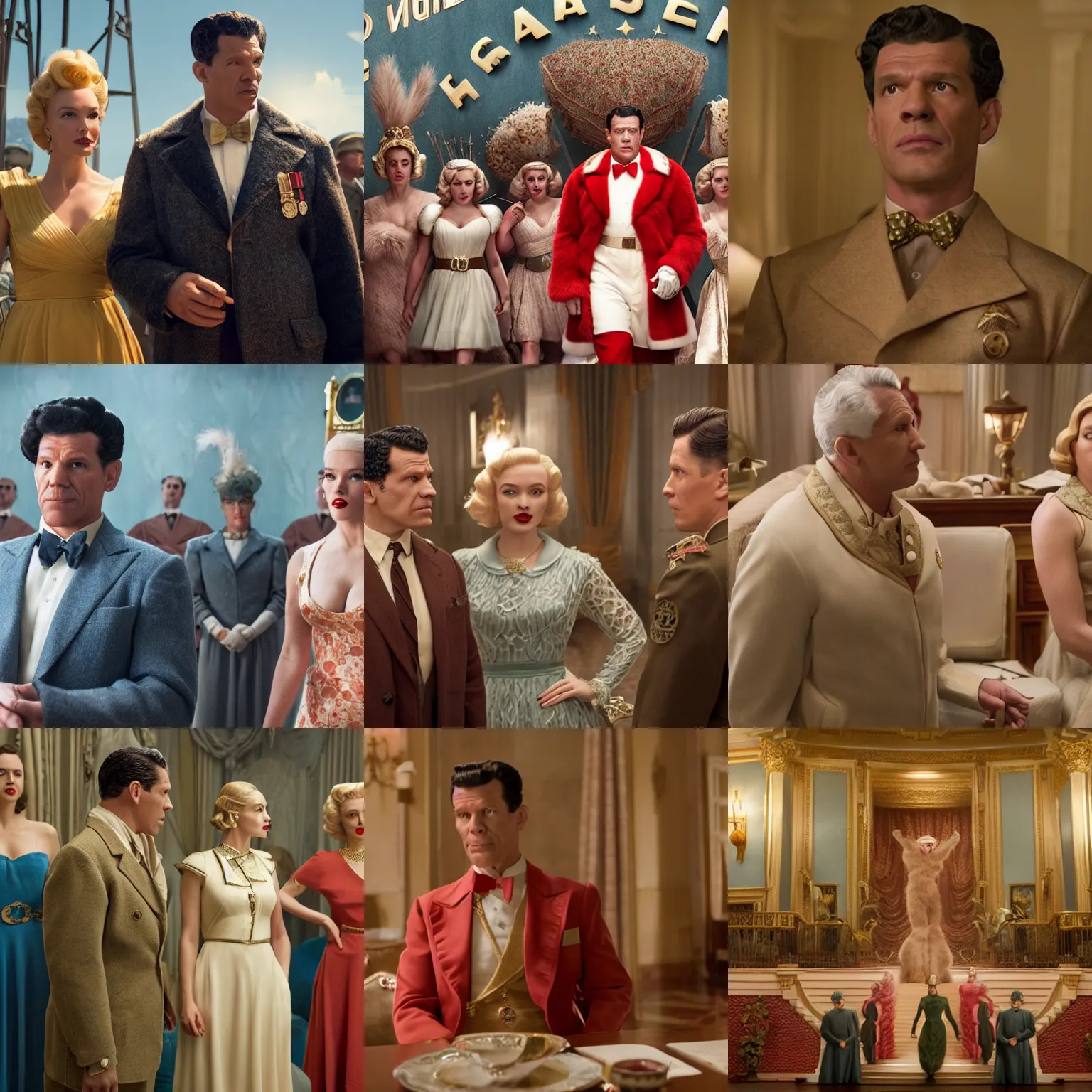 Prompt: a film still from hail, caesar ( 2 0 1 6 )