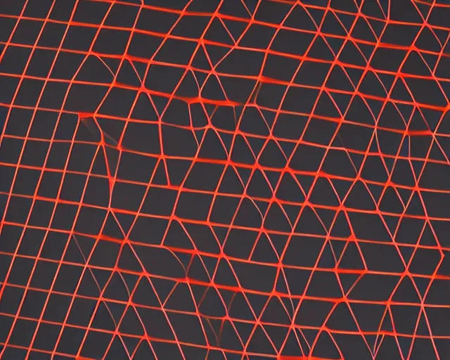 Image similar to 4 k hd, high resolution canvas of geometrical shapes in red white orange black, shot with sigma f / 4. 2, 2 5 0 mm sharp lens, wide shot, high level texture render