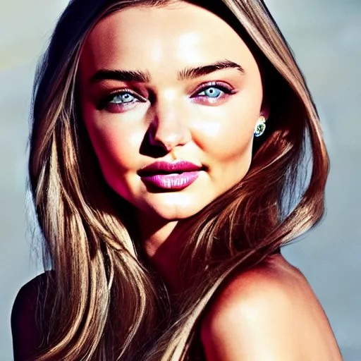 Prompt: Miranda Kerr, portrait, by Jeszika Le Vye