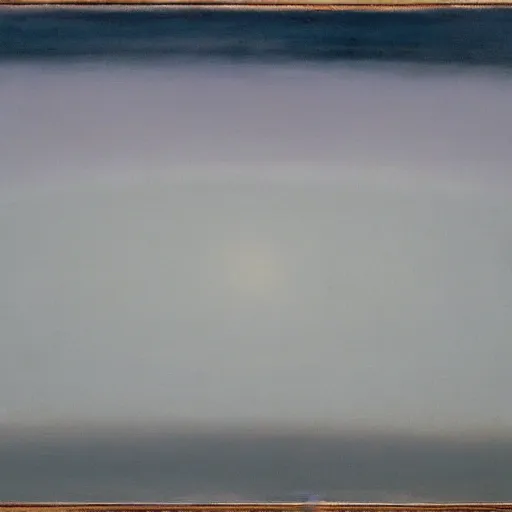 Image similar to the abstract painting'arctic void ', by caspar david friedrich, by rothko