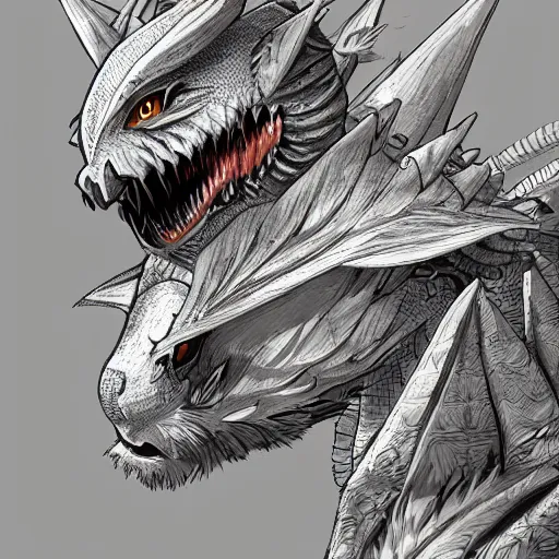 Image similar to a koala as a dragon, scare, highly detailed face, full body, fantasy art, monster art, style of masami kurumada, illustration, epic, fantasy, intricate, hyper detailed, artstation, concept art, smooth, sharp focus, ray tracing