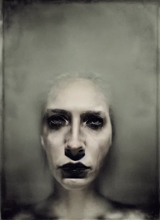 Image similar to portrait of a woman with melancholy, shame and mystery, by geert goiris, by sally mann, by paolo roversi, award - winning photography, concept art