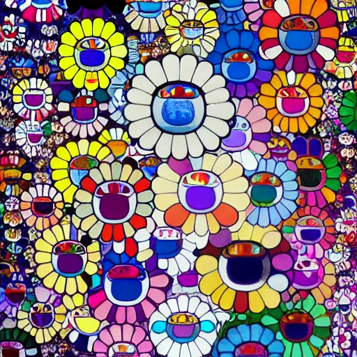 Prompt: art by takashi murakami