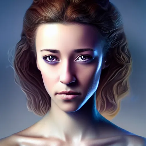 Prompt: gorgeous female stella maeve magician, realistic character concept, medium shot, elegant pose, spooky, illustration, symmetrical face and body, realistic symmetrical eyes, artstation, cinematic lighting, detailed realistic symmetrical eyes, cgsociety, 8 k, charlie bowater, tom bagshaw, single face, insanely detailed and intricate elegant, autumn leaves