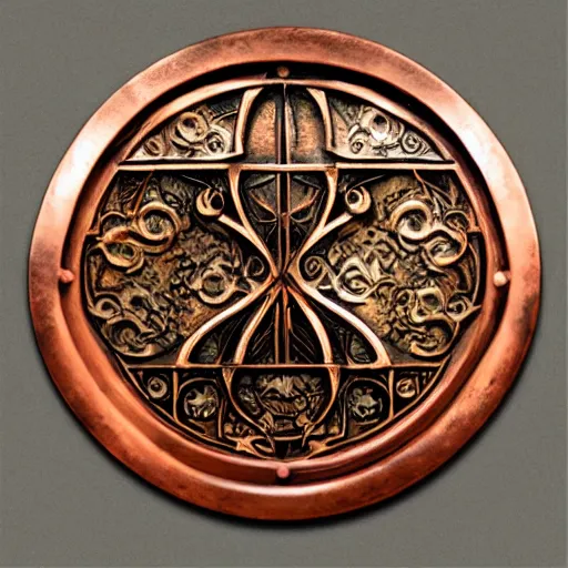 Prompt: steam _ memento _ mori _ gothic _ neo _ - _ gothic _ art _ nouveau _ hyperdetailed _ copper _ patina _ medieval _ icon _ philippe