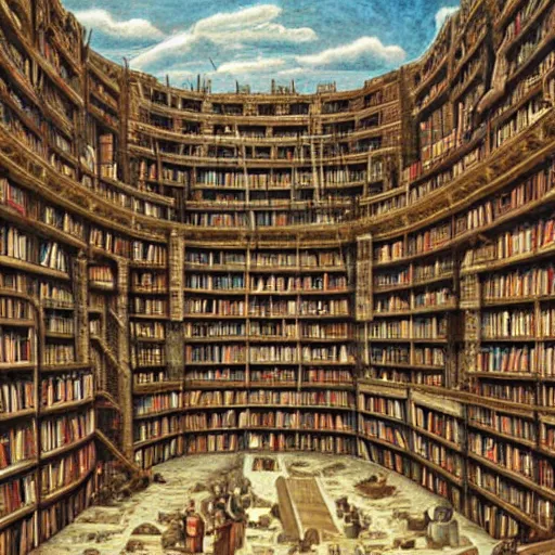 the library of babel | Stable Diffusion | OpenArt