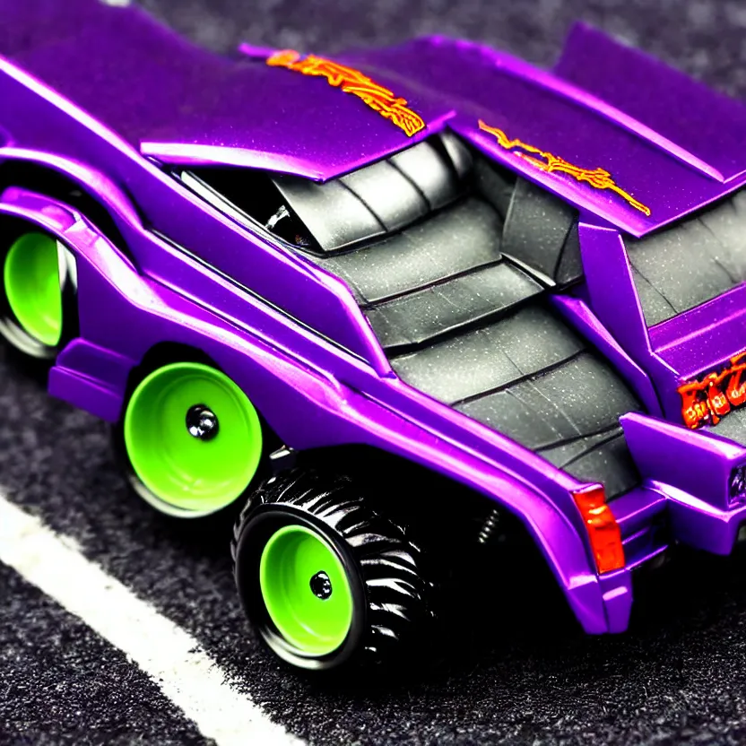 Prompt: close-up JZX100 twin turbo drift jet engine monster truck drag racer cowboy Cadillac hover-car UFO in the road, Tokyo prefecture, Japanese architecture, city sunset mist lights, cinematic lighting, photorealistic, detailed alloy wheels, highly detailed purple green snake oil wacky races power ranger bat-mobile transformer car