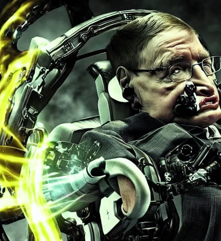 Image similar to stephen hawking in mortal kombat x