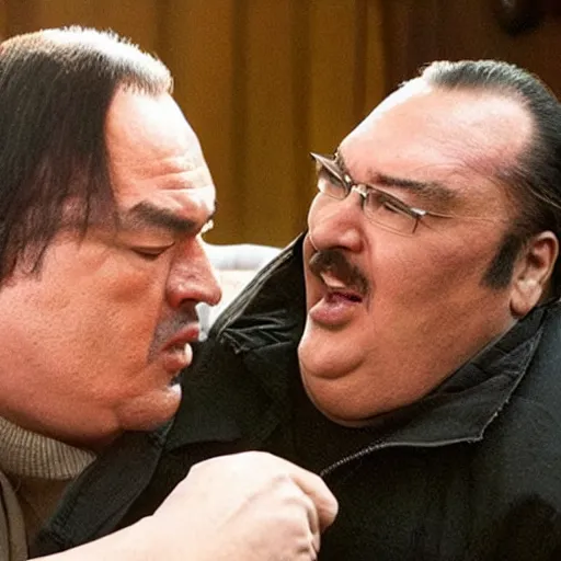 Image similar to a still of steven seagal with down syndrome in the movie thirteen