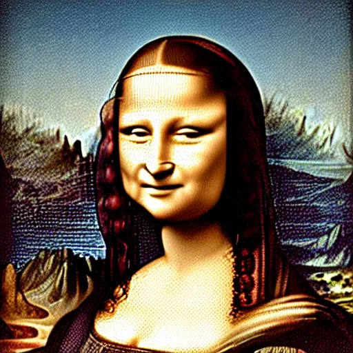 Image similar to real mona lisa