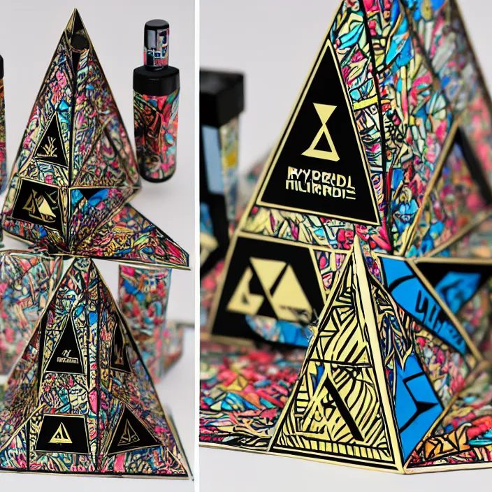 Image similar to pyramid illuminati pop up parade figure