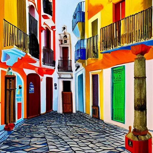 Prompt: a paint of Cadiz, spain