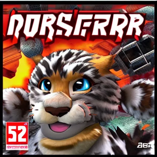 Prompt: fur fighters dreamcast console video game bizzare