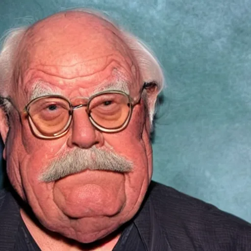 Prompt: wilford brimley's head on a child's body