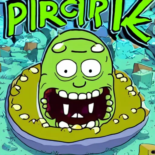 Image similar to pickle rick