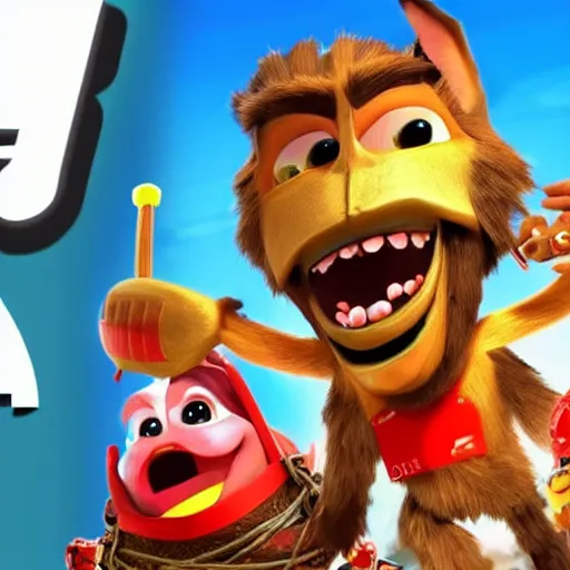 Image similar to the youtuber VideoGameDunkey playing his favorite game knack, Youtube, Spaghetti and Meatballs, Donkey, Gaming, League of Legends