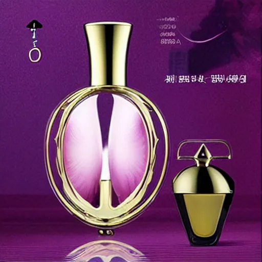 Image similar to wing shaped perfume bottle.