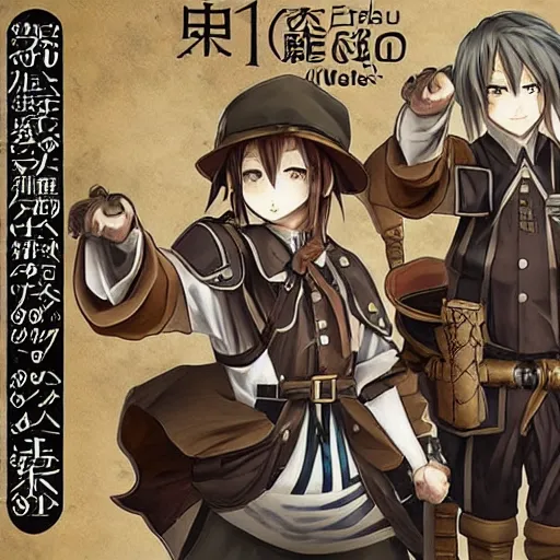 Image similar to mushoku tensei japanese manga art