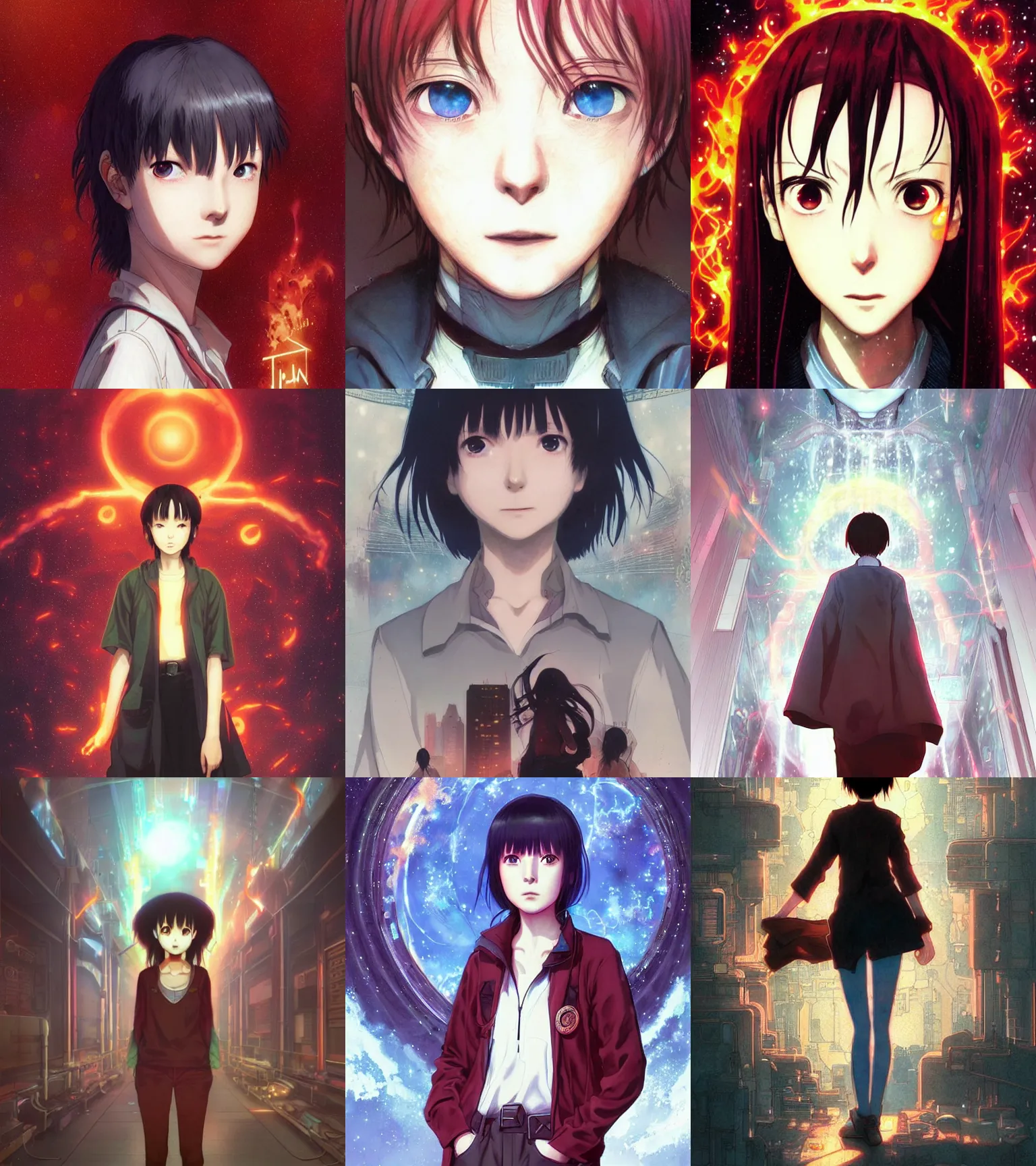 Prompt: utopian transhuman vision ✨ ⭐ ❤️‍🔥 of Lain Iwakura by James Gurney and Ross Tran