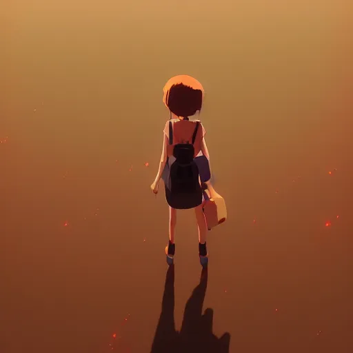 Image similar to tread softly because you tread on my dreams, detailed, cory loftis, james gilleard, atey ghailan, makoto shinkai, goro fujita, studio ghibli, rim light, exquisite lighting, clear focus, very coherent, plain background