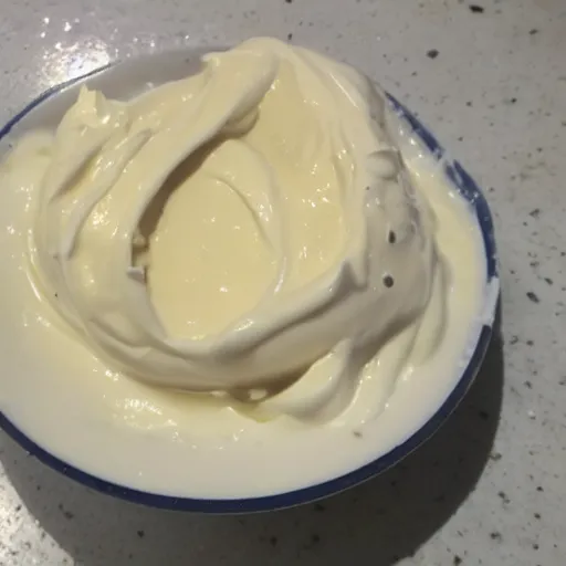 Image similar to and the mayonnaise is so soft and pillowy in my mouth. woo. and the mayonnaise
