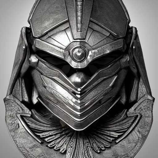 Prompt: ancient battle angel, armored face mask, ethereal, esoteric, zbrush sculpt, octane render, intricate, ornate