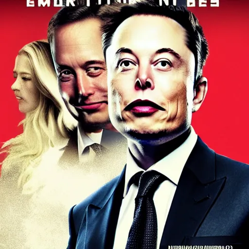 Prompt: Elon musk movie poster