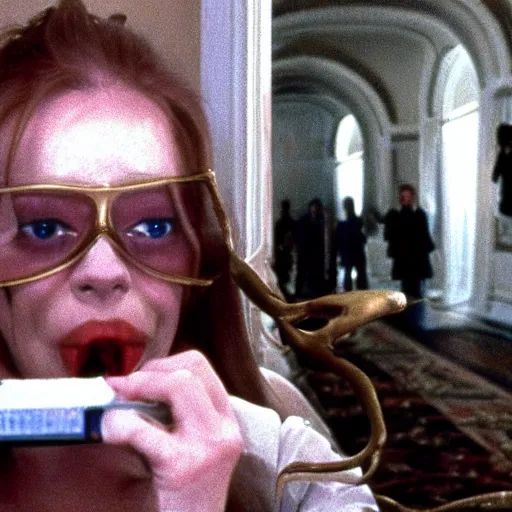 Image similar to They Live Aliens, in the manor house of Eyes Wide Shut (1999)