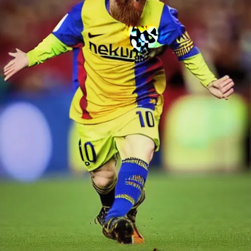 Prompt: lionel messi photograph