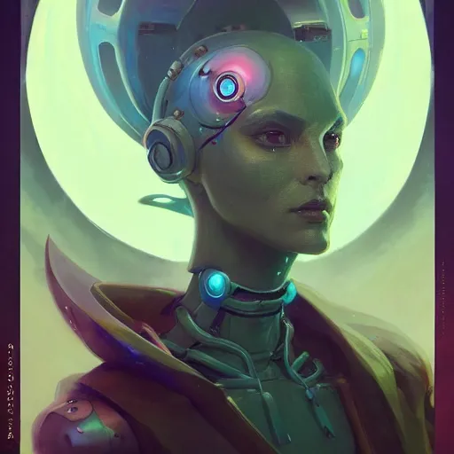 Image similar to portrait of a beautiful cybernetic mage, cyberpunk concept art by pete mohrbacher and seb mckinnon and beksinski and josan gonzales, digital art, highly detailed, intricate, sci-fi, sharp focus, Trending on Artstation HQ, deviantart, unreal engine 5, 4K UHD image